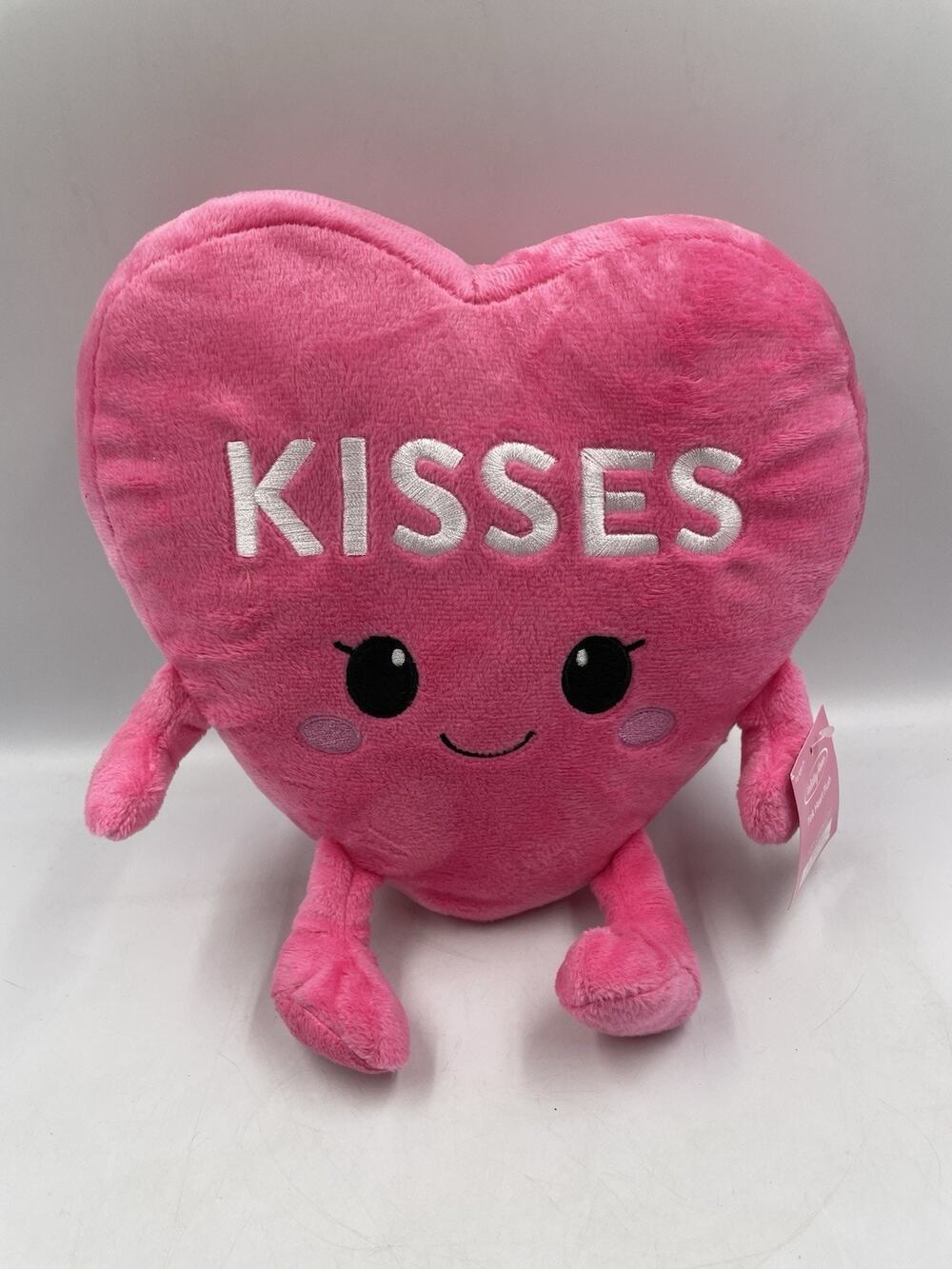 Holiday Home 9.5 Inch Pink Heart Plush NWT